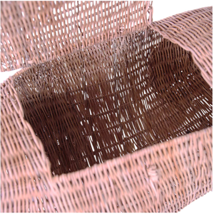 Panier de rangement pour bébé en rotin tressé écologique de haute qualité, organisateur de jouets, décoration intérieure, fabricant vietnamien, vintage - Product Image 2