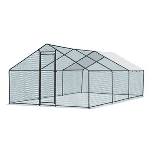 Pollaio in Metallo Grande 3x6 Metri con Copertura Impermeabile per Polli, Conigli, Gatti e Cani - Product Image 1