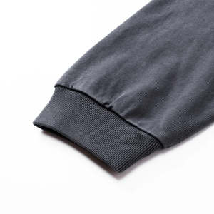 T-shirt à manches longues en tricot uni pour femme, coupe classique, décontracté, respirant, 100% coton, manches longues, à porter toute l'année - Product Image 3