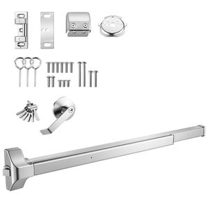Barra de Empuje de Acero Inoxidable de 41 Pulgadas para Puertas de Salida de Emergencia Comerciales - Product Image 1