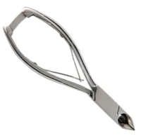 Coupe-ongles incurvé en acier inoxydable pour ongles incarnés, à coupe précise, pince à peaux mortes, design bec d'aigle, réutilisable, à mâchoires larges, de luxe
