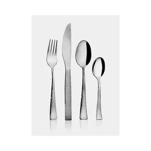 Stainless Steel Metal Cutlery Set Anti Scratch Durable Dining Tableware Collection For Daily Use - Product Image 4