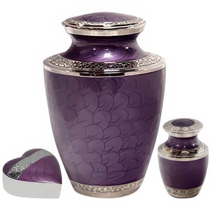 Luxury adult cremation <b>urn</b> for human ashes <b>large</b> memorial <b>urn</b> with elegant finish secure lid durable build timeless tribute - Product Image 6