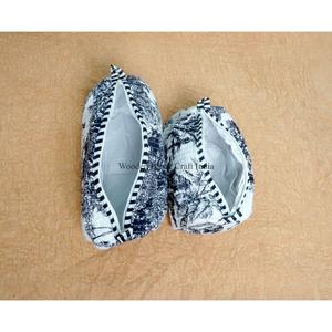 New Arrival Wholesale Handcrafted Tassel Printed Pure 100% Cotton Zipper Closure <b>Small</b> Lightweight Multi-Function Cosmetic Bag - Product Image 6