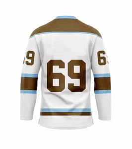 Camiseta de Hockey sobre Hielo Personalizada con Nombre y Número, Transpirable, de Secado Rápido, en Oferta, Ropa Deportiva de Poliéster para Hombre y Mujer - Product Image 4