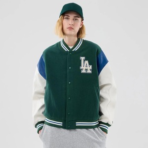 Factory Custom Wool Letterman <b>Baseball</b> <b>Jacket</b> Stand Collar and Front Logo Eco-Friendly Woolen Unisex Varsity <b>Jackets</b> - Product Image 3