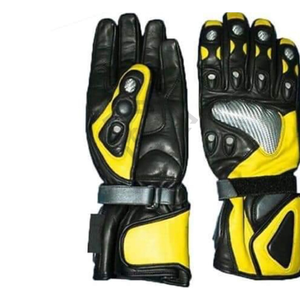 Guantes de Motocicleta de Cuero, Transpirables, de Dedo Completo, con Cierre de Gancho y Bucle, al Mejor Precio, Más Vendidos, Precio Económico, OEM - Product Image 1
