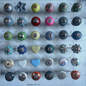 Boutons de porte et de placard en céramique modernes avec projection pour toutes les occasions - Product Image 1