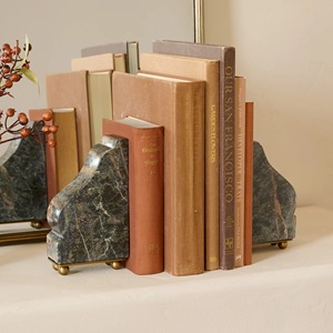 Latest Arrival Brown Marble <b>Bookend</b> With New Ball Design For Luxury Table Decoration And Book Organising - Product Image 5