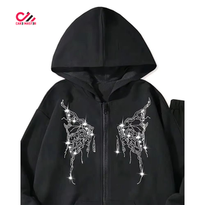 Producto de Alta Demanda, Ropa de Invierno, Chándal con Pedrería, Chándales de Algodón Transpirable con Logotipo Personalizado de Alta Calidad para Hombre - Product Image 5