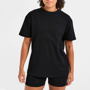 Nueva Llegada, Camisetas de Cuello Redondo Extra Grandes para Mujer, Logotipo Personalizado, Venta al Por Mayor, Ajuste Holgado, Jersey Transpirable, Secado Rápido y Ligero - Product Image 2