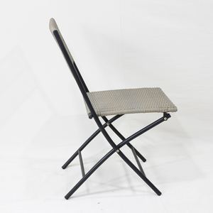 เก้าอี้พักผ่อนกลางแจ้งแบบพับได้ Comehome สไตล์มินิมอล โครงเหล็ก ทอพลาสติก นั่งสบายพิเศษ กว้างเป็นพิเศษ ป้องกันรังสียูวี เป็นมิตรกับสิ่งแวดล้อม - Product Image 6