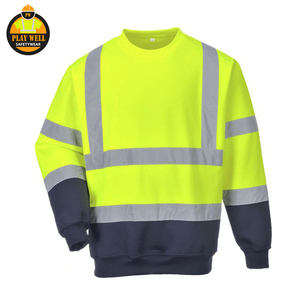 Sudaderas Reflectantes de Seguridad Fluorescentes al por Mayor, Ropa de Trabajo de Alta Visibilidad para Hombre - Product Image 2