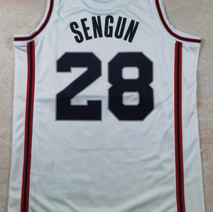 Camiseta de Baloncesto Alperen Sengun Blanca Edición Ciudad 2024/25 Lista para Enviar, de la Mejor Calidad, Manga Corta, 100% Poliéster, Secado Rápido - Product Image 4