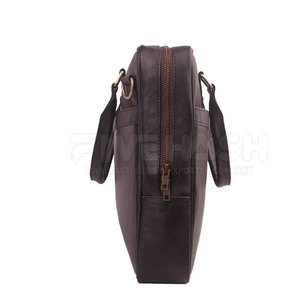 Leather <b>Laptop</b> Bag Premium Design With Spacious Storage Compartments And Durable Build Perfect For Office <b>Work</b> Business Travel - Product Image 3