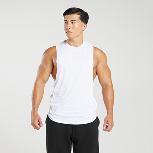 Heavy Training Exercise Plain <b>Men</b> Tops Workout Fitness Vest <b>Men</b> New Fashion Tank Tops Oversize Casual <b>Singlets</b> - Product Image 1