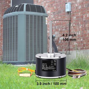 Motor de Ventilador de Condensador OEM Estándar Mejorado 1/5 HP 208-230V 1075RPM K55HXJKL-2918 51-23055-11 208-230V 1075RPM para Sistemas HVAC - Product Image 5