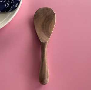 Cucharas de Servir de Madera de Mango con Diseño Único, Mango Largo, Grabado de Logotipo Personalizado, Ecológicas, Duraderas, Modernas y de Lujo - Product Image 3