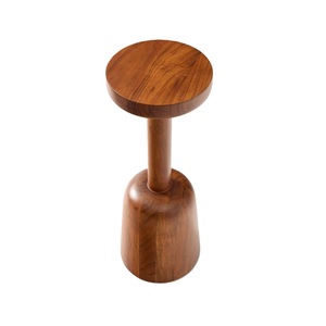 Modern Wooden Coffee <b>Table</b> Minimalist Design Handmade Solid <b>Wood</b> <b>Round</b> <b>Top</b> Living Room Furniture Bedside <b>Table</b> Decoration - Product Image 1