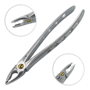 Forceps d'extraction dentaire R.A.A. INTERNATIONAL F3, revêtement diamant, extraction universelle des dents supérieures antérieures, RAA-274 - Product Image 1
