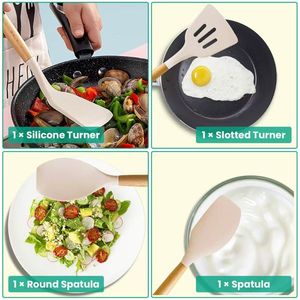 35pcs Kitchen Cooking Tool Set Spatula and Baking <b>Utensil</b> Accessory Holder Egg Whisk Separator Necessary Kitchen Necessities - Product Image 4