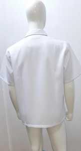 Blouse de coiffure imperméable de haute qualité - Tunique de barbier à fermeture éclair intégrale - Product Image 2