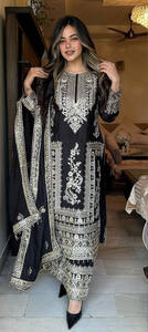 Dernière robe de soirée Salwar Kameez pakistanaise Bollywood Nouvelle robe de mariée indienne de créateur - Product Image 2