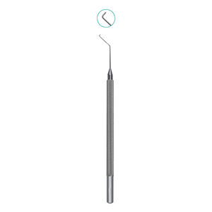Chop manipulator 1.5mm round long tip ophthalmic for cataract surgery lens rotation phaco eye microsurgery By <b>Blush</b> Surgical - Product Image 6