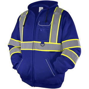 Sweat-shirt de sécurité quotidien, classe 2 ANSI, EN ISO 20471 classe 2, vêtements de travail réfléchissants imperméables, logo, alliant confort et durabilité - Product Image 1