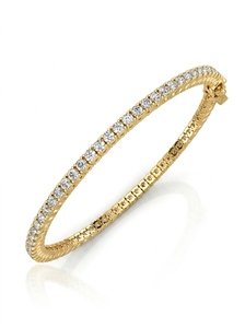 Pulsera de Tenis con Diamante Cultivado en Laboratorio de 5.23 Ct, Certificado IGI, Oro Amarillo, Blanco o Rosa de 9K, Unisex, para Compromiso o Boda - Product Image 3