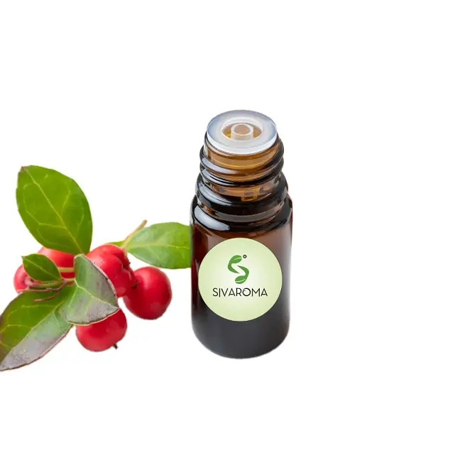 Wintergreen tự nhiên mùa đông màu xanh lá cây gaultheria dầu nhà cung cấp 2kg số lượng lớn sivaroma Naturals Wintergreen essenital dầu 100% dầu nguyên chất