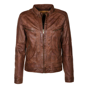 Vestes en cuir véritable pour hommes 2026 avec logo personnalisé, imperméables et respirantes, design écologique, tendance, faible MOQ pour les détaillants de vêtements - Product Image 2
