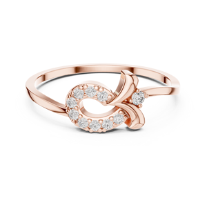 แหวนเพชรทรงกลมแบบคลาสสิกเรียบง่ายสำหรับผู้หญิง ทองคำแท้ 14k สามารถสวมซ้อนกันได้ เหมาะสำหรับเป็นของขวัญ งานหมั้น วันครบรอบแต่งงาน - Product Image 6