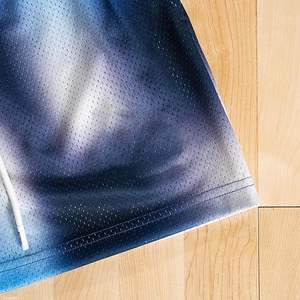 2026 5 Inch 100% Polyester Worsted Fabric Basketball <b>Shorts</b> Custom Front Logo Sublimation Printed Solid Pattern Mid <b>Men's</b> - Product Image 5