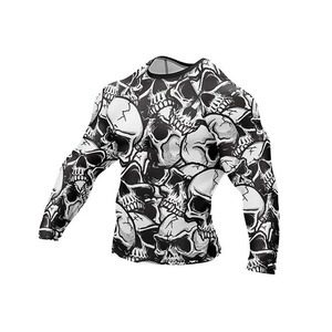 เสื้อรัดรูปบีเจเจสำหรับผู้ชาย ขายตรงจากโรงงาน แขนยาว ระบายอากาศได้ดี เป็นมิตรกับสิ่งแวดล้อม ป้องกันรังสียูวี พิมพ์ลายดิจิตอลด้านหน้าตามสั่ง - Product Image 2