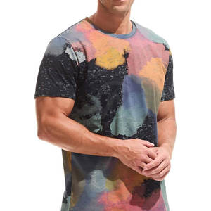 Camiseta de sublimación de alto rendimiento para hombre con tela de mezcla de algodón, acabado limpio y aspecto clásico, perfecta para ropa urbana. - Product Image 4