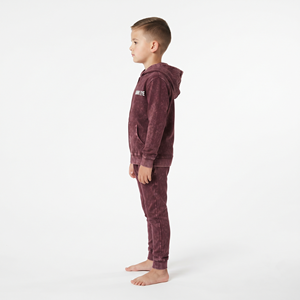 Conjunto de Sudadera con Capucha y Pantalones Deportivos de Algodón con Lavado Ácido para Niños, Ropa Deportiva Personalizada para Niños y Niñas - Product Image 4