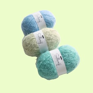 Hilo reflectante Sallang de nailon y acrílico para tejer a mano, ovillo de 70g, hilo grueso para ganchillo, lana para crochet - Product Image 4