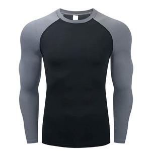 Camiseta de Compresión de Manga Larga para Hombre, Alta Calidad, Transpirable, Moldeadora de Cuerpo, Precio al por Mayor 2026 - Product Image 1