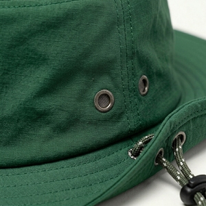 Sombrero de Pescador Unisex Verde Personalizado, Ajustable, Informal, para Exteriores, Primavera/Verano, de Poliéster y Lona, Talla Adulto 56-58CM - Product Image 5