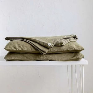 Juego de Sábanas de Lino 100% Puro Personalizadas, de Lujo, con Sábana Plana y Ajustable de Doble Cara - Product Image 3