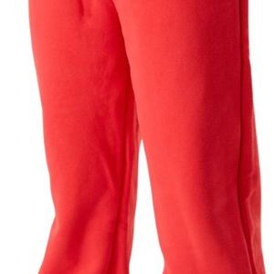Pantalon de survêtement rouge oversize pour homme, coupe décontractée, en molleton, pour le sport, la gym, l'entraînement, les loisirs, avec poches latérales - Product Image 3