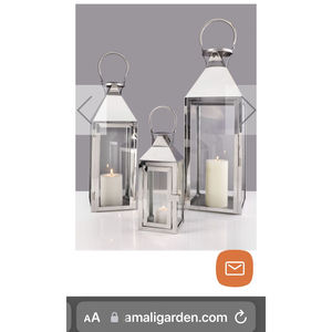 Juego de Dos Portavelas de Acero Inoxidable y Vidrio Plateado de Diseño Innovador para Decoración del Hogar, Bodas y Navidad - Product Image 4