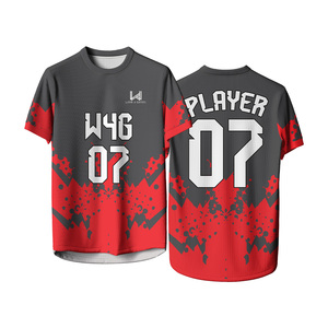 Maillot de football personnalisé sublimé pour homme, manches courtes, maille respirante, coupe athlétique, toutes saisons, vêtements pour équipes de football - Product Image 3