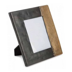 Cadre photo en métal ondulé en laiton antique, motif feuille gaufré, pour décoration de mariage, maison, bureau, en bois ou aluminium, à poser ou à accrocher - Product Image 6