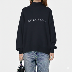 Women Casual Oversized Mockneck Winter Relaxed Fit <b>Top</b> Clean Urban Street Fashion For Soft Daily Comfort - Product Image 2