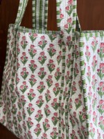 Tas Tote Katun Cetak Blok Bordir Logo Kustom Berkualitas Terpercaya untuk Acara Promosi Pameran Dagang Harga Menarik
