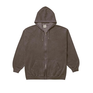 Conjunto de 2 Piezas de Chándal Personalizado para Hombre, de Algodón Orgánico, Lavado Ácido, Sudadera Oversize y Pantalones Jogger Holgados, Estilo Urbano - Product Image 4