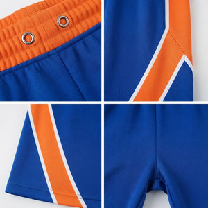 Pantalones Cortos Deportivos de Baloncesto para Hombre con Costuras Finas y Estampado de Baloncesto por Sublimación Personalizado, Pantalones Cortos Absorbentes de Sudor para Juego - Product Image 4