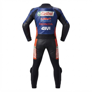 ชุดแข่งรถสำหรับผู้ชาย Zonda Professional Track Racing Suit/Traje ตัดเย็บตามสั่ง ทำจากหนังวัว/หนังจิงโจ้ พร้อมการป้องกันระดับ 2 - Product Image 2